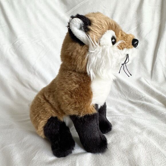 Unipak Red Fox Plush Stuffed Animal Toy 7” Woodland Forest Animal - Picture 2 of 5